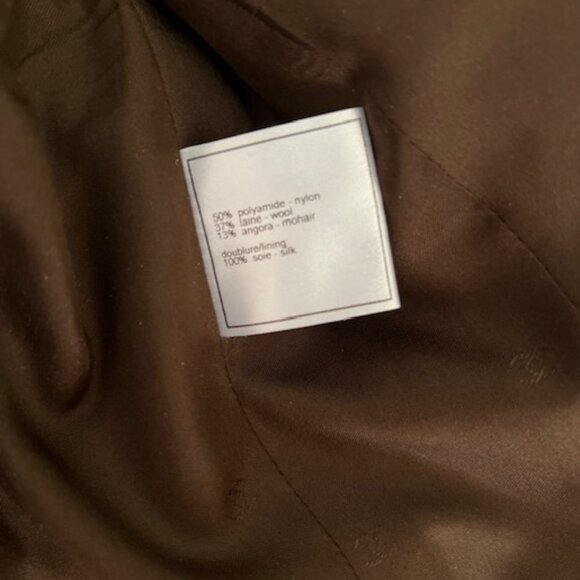 CHANEL Brown Tweed Bouclé Jacket, Fr Sz 40 US 8 - Picture 6 of 8